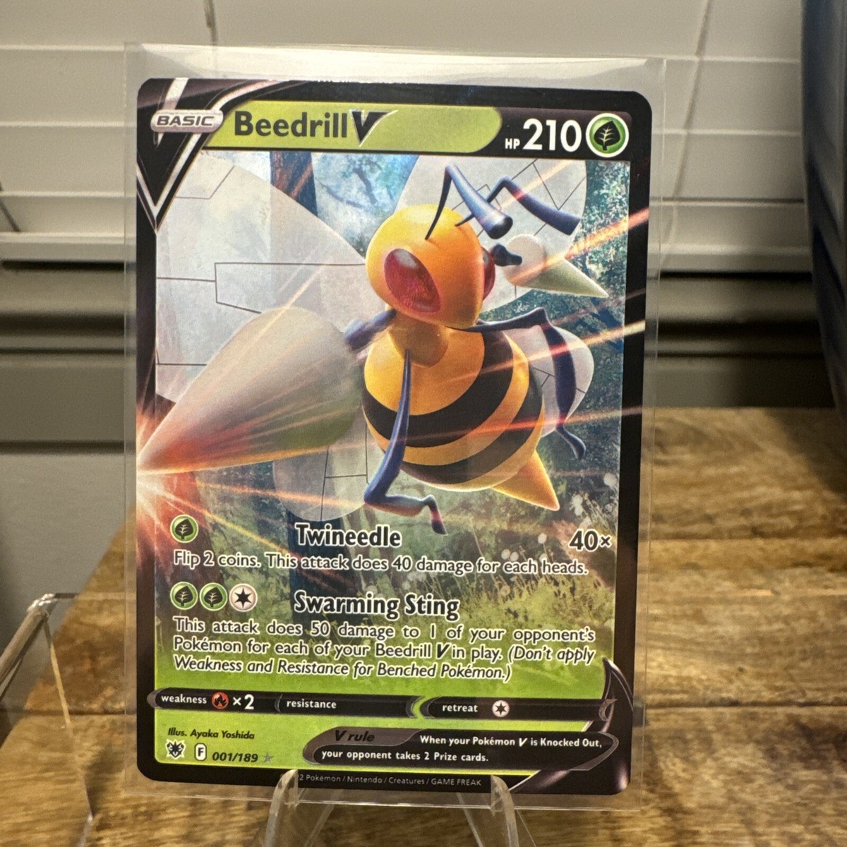 beedrill v pokemon card value Beedrill V - SWSH10: Astral Radiance [ULTRA RARE]