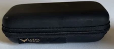 Luenx Black Eyeglasses Hard Shell Case, Zipper Close w/Belt Loop. Case Only