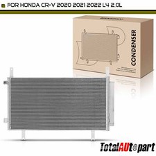 New A/C Condenser w/ Receiver Drier & Bracket for Honda CR-V 2020-2022 L4 2.0L