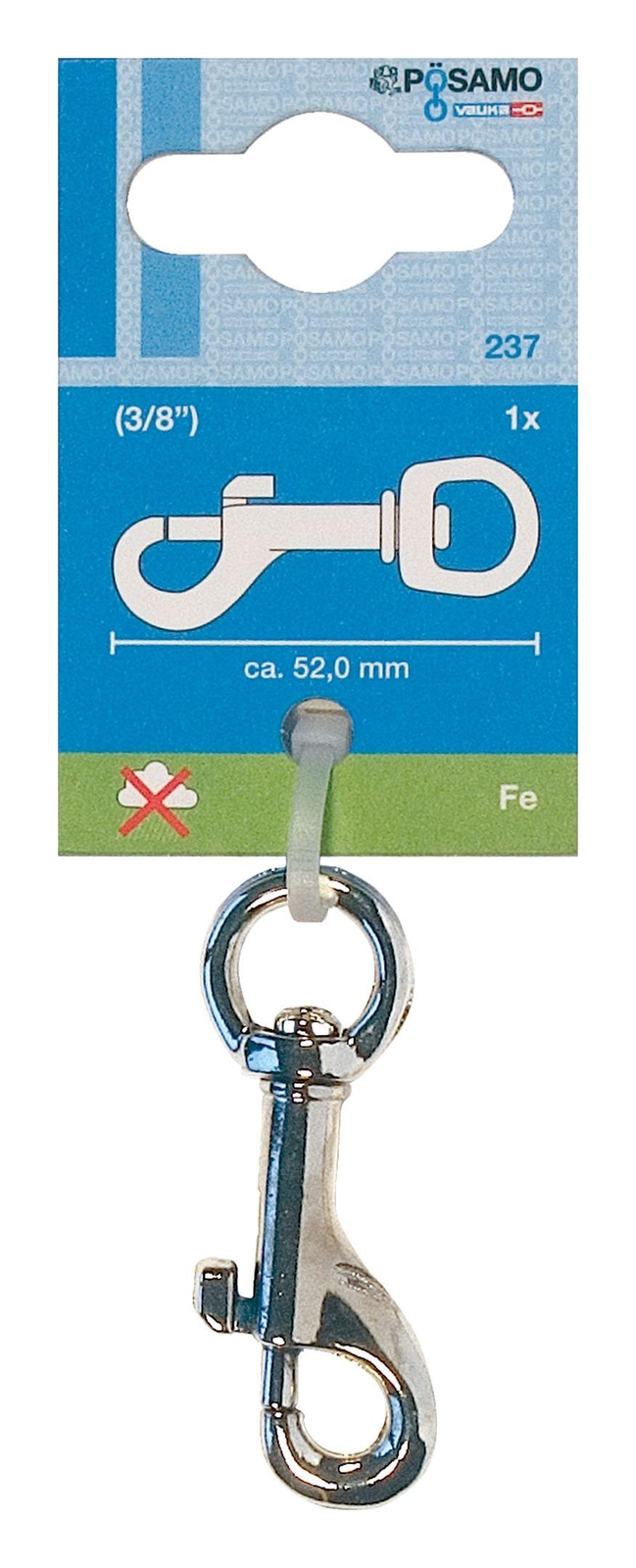 PÖSAMO Patentkette Messing 0,4mm - 50 Meter Rolle Für Verschiedene Anwendungen