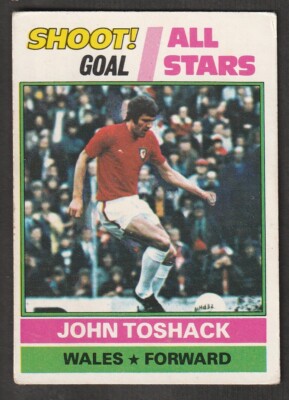 Topps Bubble Gum Red Back 1976/77 Football Liverpool John Toshack # 239