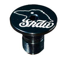 SHADOW CONSPIRACY FORK TOP CAP COMPRESSION BOLT M18 ALLOY OEM SUBROSA BLACK NEW