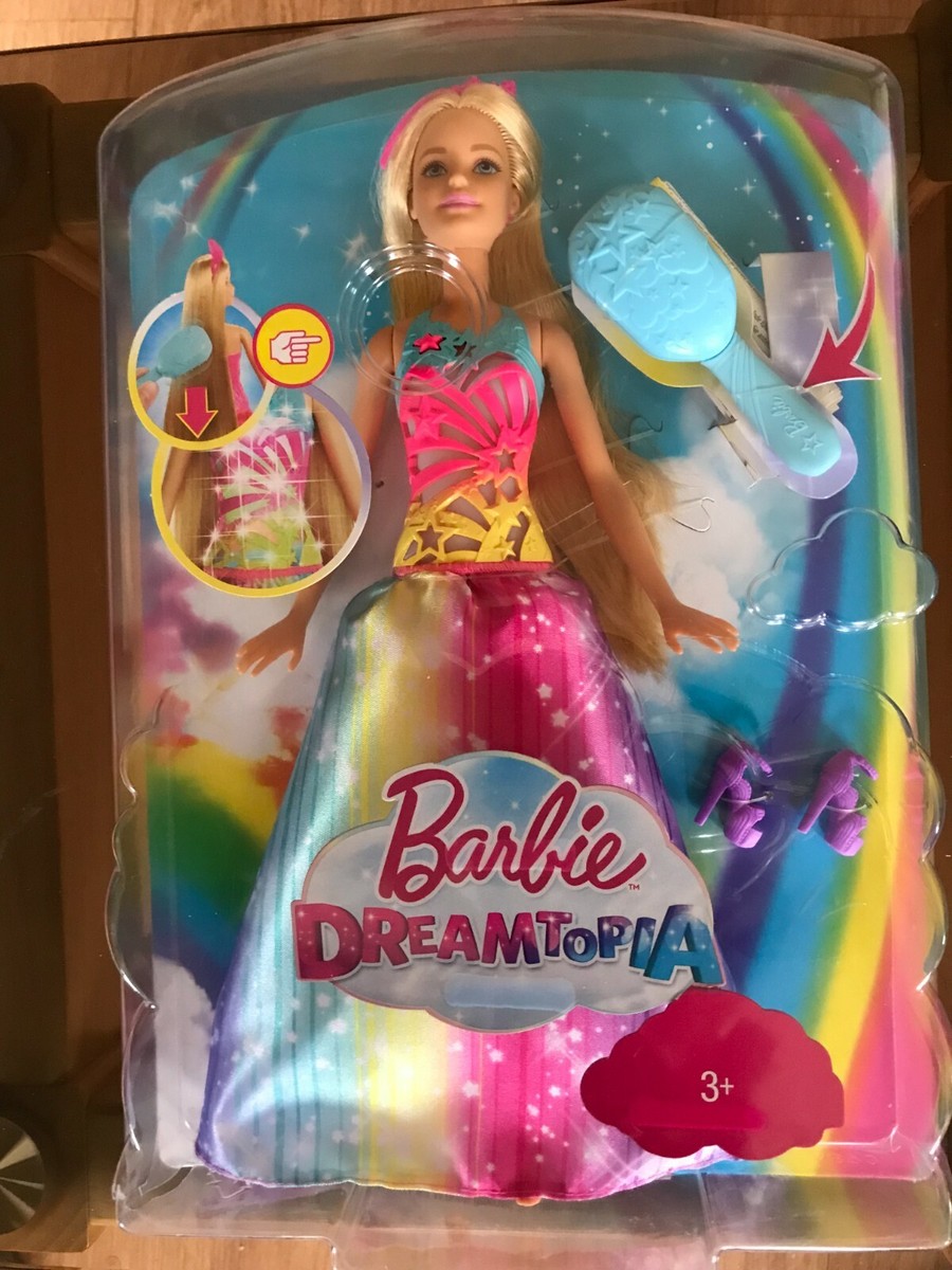 Barbie (FRB12) Dreamtopia Brush N Sparkle Princess Doll for sale