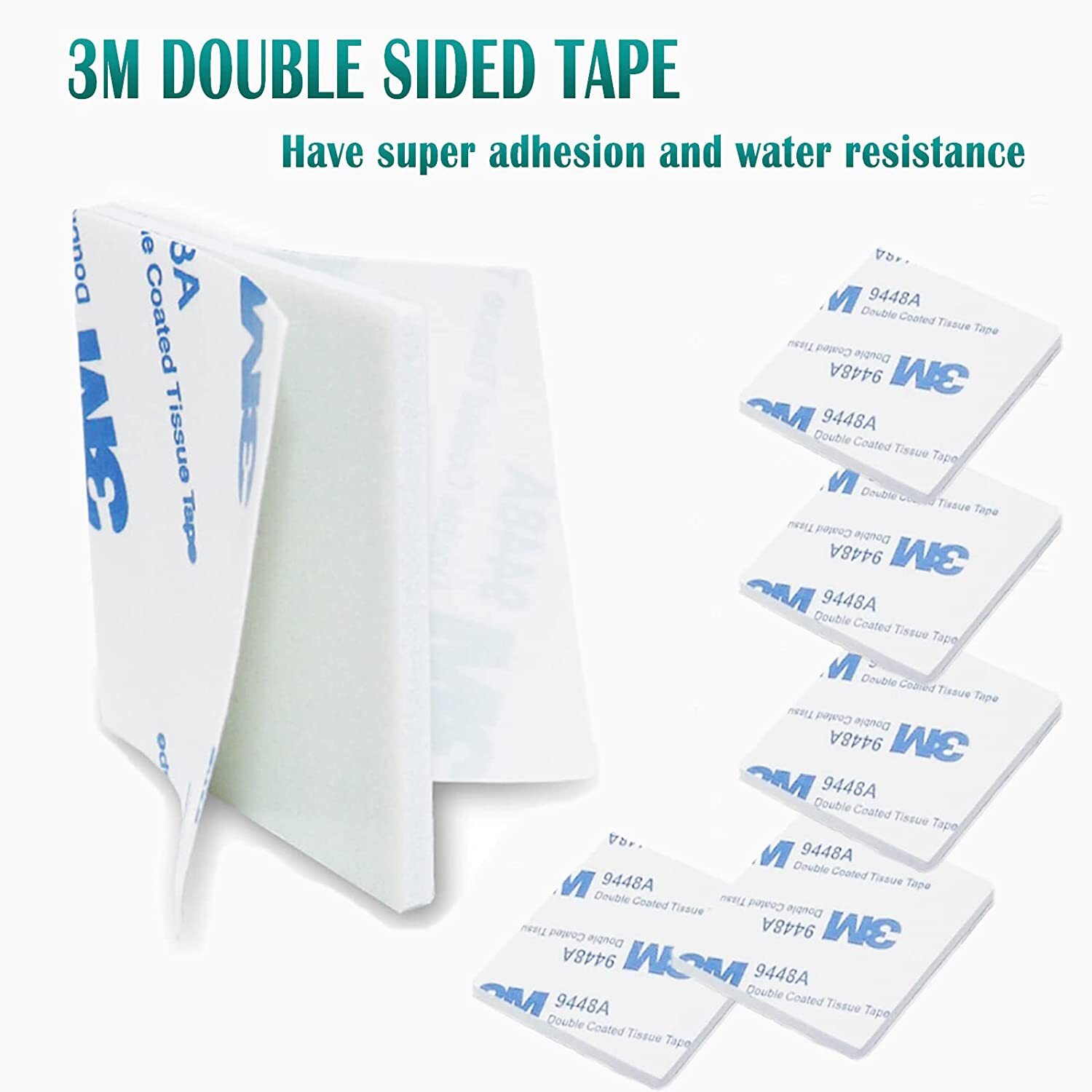 NEW Double Sided Sticker Tape Side Wall Car Self Adhesive Pads Square