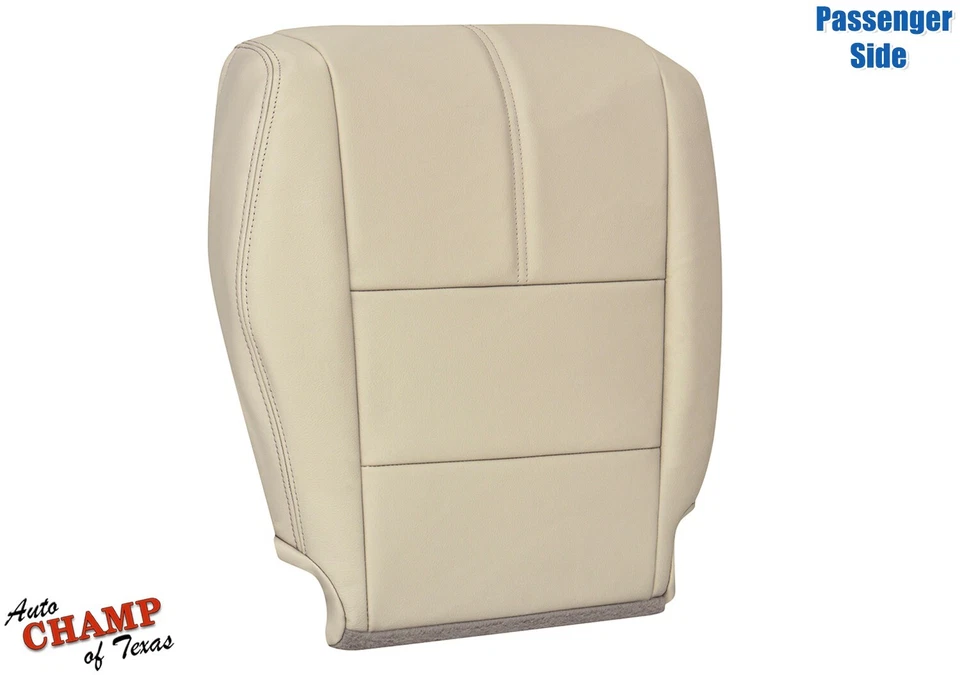 Honda Accord Crosstour 2010-2015 - cubierta de asiento de cuero inferior lateral del pasajero tostado Foto 2 de 4