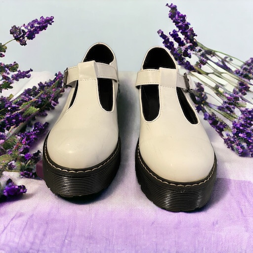 Madden Girl 90s Chunky Platform Loafer Shoes White Bu… Gem