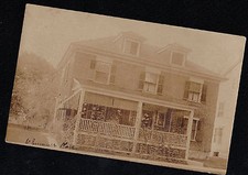 Old Antique Vintage RPPC Photograph Postcard Gorgeous Old Country Home House