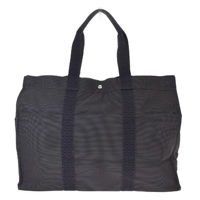 hermes canvas shoulder bag