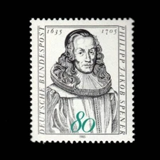 Germany, Scott 1433, Jakob, Religious Leader, 1985, MNH, 108324