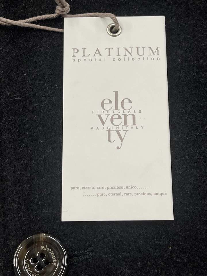 NWT Eleventy Men's Cashmere Blend Coat Size: XL (US) 52(EU) - Image 3 of 4