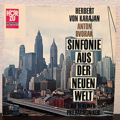 HERBERT VON KARAJAN - Dvorak Sinfonie Aus Der Neuen - 12'' Vinyl Record LP - EX