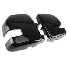 Fits 2017-22 Ford F250 F350 F450 Super Duty Gloss Black Full Side Mirror Covers