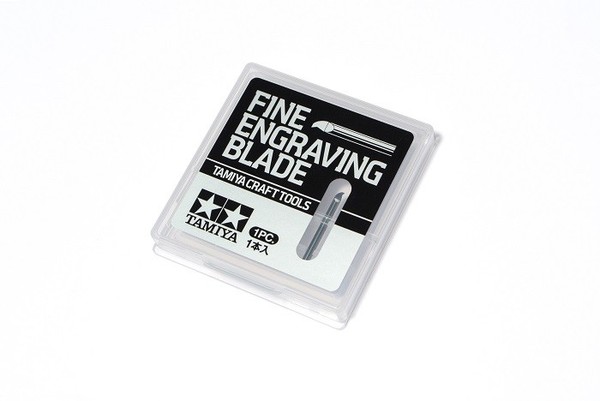 Tamiya 74138 - PräZisions Werkzeug - Gravurklinge 0,5Mm / 2Mm Schaft - Neu-image