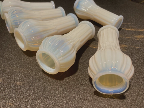 MURANO GLASS THREADING, HAND MADE, H 100mm, FOR CHANDELIERS / SCONCES - Picture 8 of 14