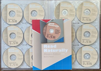Read Naturally Masters Audio 12 CD Set & Book Level 3.5R Reading  Fluency 3rd Gr