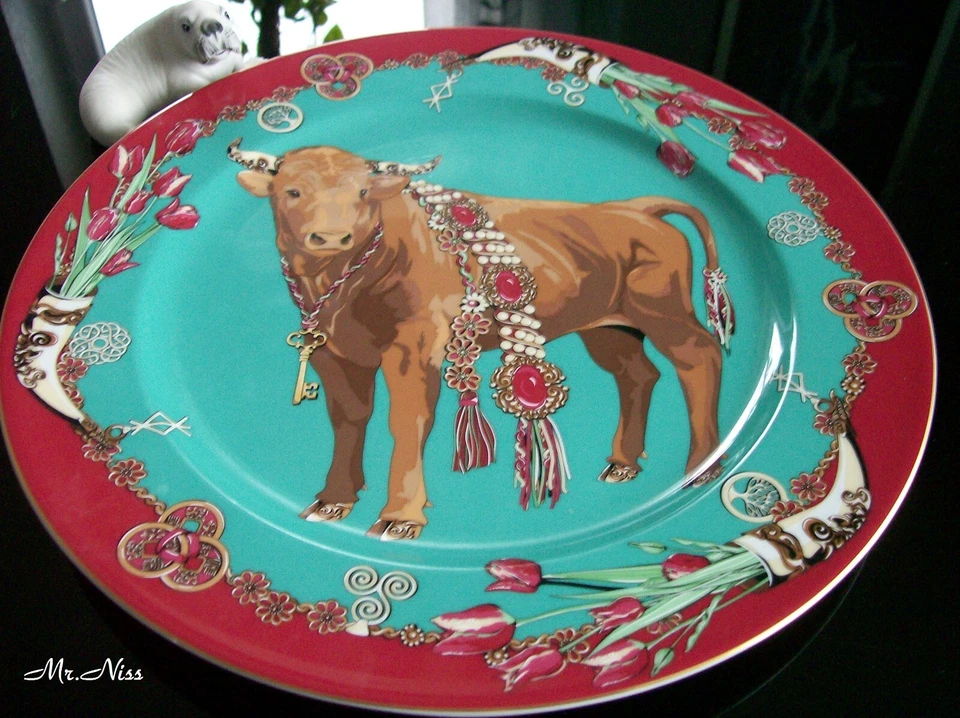 Rosenthal studio-line Zodiac 2021 Year of the Ox Platz/-Wandteller 30 cm *NEU*