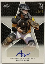 2020 LEAF PG NATIONAL SHOWCASE ASHTIN WEBB BLACK AUTO 15/50
