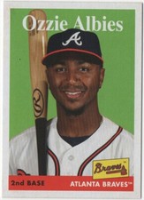 Ozzie Albies 2019 TOPPS ARCHIVES 1958 Base Design #17 Braves