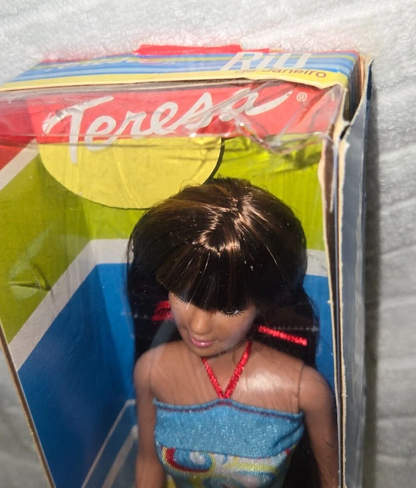 Barbie Río de Janeiro 2002 muñeca TERESA 56886 traje de baño playa Mattel 56886 de colección Foto 3 de 4