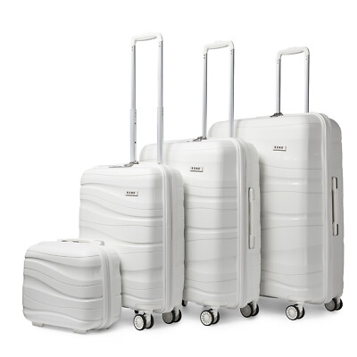 PP-Hartschalenkoffer Reisekoffer Rollkoffer 4-Rader-Trolley-Koffer Handgepäck
