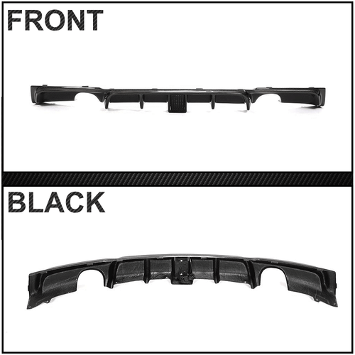 Difusor Carbono Difusor Trasero Con Luz para BMW Serie 3 F30 328i 340i Paquete M 2012-18 - Imagen 10 de 11