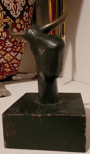 DONALD LOCKE BULL ARTISTA AFROAMERICANO BRONCE ESCASO 1981 FIRMADO 3/51 - Imagen 3 de 5