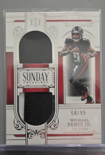 Michael Penix Jr. #16 2025 Panini National Treasures Sunday card