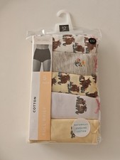 NEXT Ladies Floral Hamish Print Cotton Full Brief Knickers 5 Pack Size 12 BNWT
