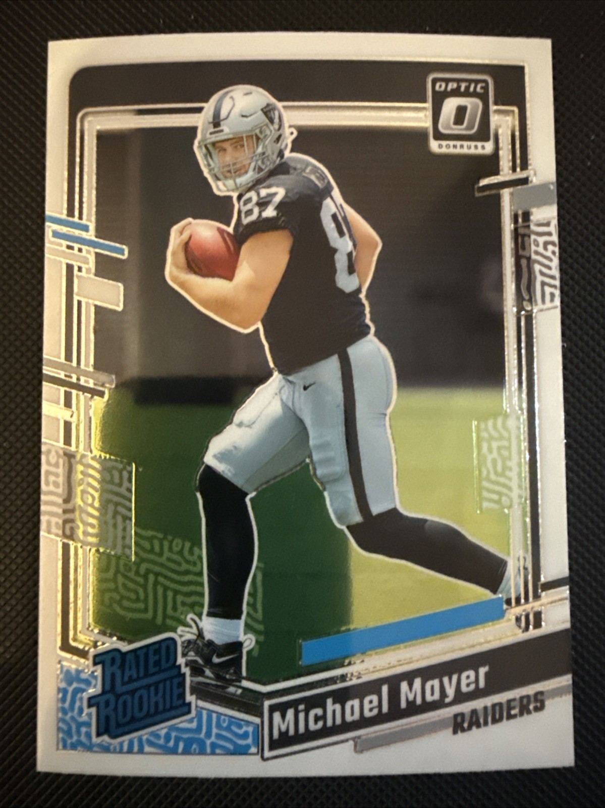 Michael Mayer #260 Donruss Optic NFL Football 2023 Las Vegas Raiders RC