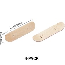 4-PACK! of Blank Wooden Fingerboards | Maple ...