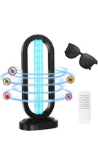 UV Light Sanitizer,4-Speed Timing and Remote Control UVC Home Disinfection De...
