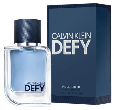 DEFY BY CALVIN KLEIN-MEN-EDT-SPRAY-1.6 OZ-50 ML-AUTHENTIC-MADE IN SPAIN