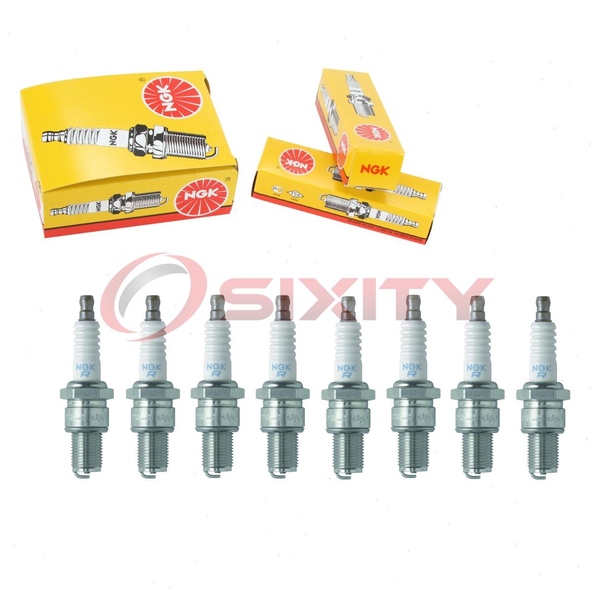8 pc NGK 7986 BR8ES-11 Standard Spark Plugs for 94709-00396 94702-00396 xf