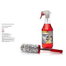 TUGA CHEMIE 1 L ALUMINIUM-TEUFEL® ALUTEUFEL FELGENREINIGER +  FELGENBÜRSTE 06977