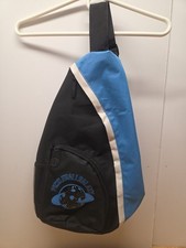 Pickleball Galaxy Sling Bag Black/Blue Backpack Holds 2-3 Paddle CLEAN