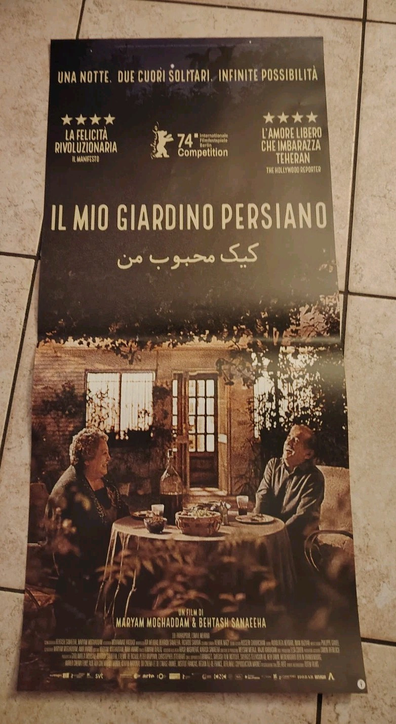 Locandina originale film Il mio giardino persiano (2024) - Regia di Behtash Sanaeeha, Maryam Moqadam