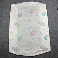 Vintage Dundee Baby Crib Sheet Teddy Bears Stars 27x36 100 Cotton Made USA