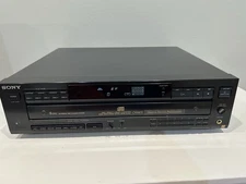 Sony CD Player CDP-C69ES Vintage 5 Disc CD Changer 1992 No Remote Working