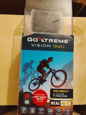 GoXtreme Vision Duo 4K Action Cam 4K, Dual-Display, Spritzwassergeschützt, WLAN