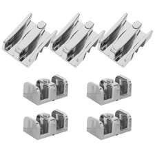 1set Sliding Shower Door Limiter and Stopper, 1.77'' Glass Door Positioning