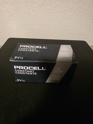 Duracell Procell Alkaline Batteries 9V 12-Pack