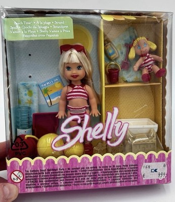 Beach Time Kelly Little Sister Of Barbie 4'' Doll PLayset 2004 Mattel RARE! NOS!
