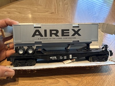 O Scale Trains Lionel Flat Car 16378 w/AIREX TRAILER HTF Hard To Find