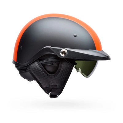 Bell Pit Boss Motorcycle Helmet Matte Black/Orange Pin XL / 2XL | eBay