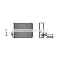 WäRmetauscher Innenraumheizung FüR Volvo 440 K 445 480 E 460 L 464