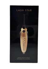 Lash Star Heated Eye Lash Curler  NIB Sealed 4 Settings USB Charger Auth