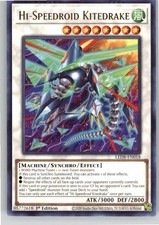 Hi-Speedroid Kitedrake Rare Legendary Duelists: Synchro Storm LED8-EN018 NM Holo