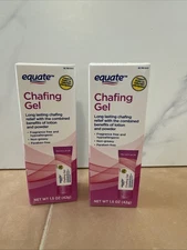 Equate Chafing Gel for Women's Health, 1.5 oz / 42 g. 2 pack Lotion & Powder New