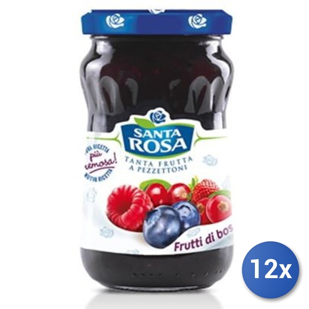 12X Multipack Santa Rosa Jam 350G Forest Fruits