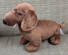 Build A Bear Brown Dachshund Weiner Dog Plush 17" Stuffed Animal Toy NO COLLAR